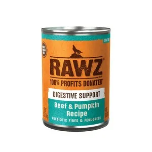 12/12.5oz Rawz Digest Beef & Pumpkin Dog - Food